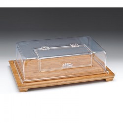 Zicco ZCP-533Ahşap Altlı Akrilik Pencere Kapaklı Muhafaza Kabı, 59x39 cm - Zicco