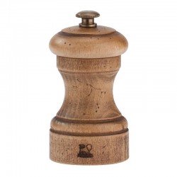 Peugeot Bistro Antique Pepper Mill, Wood, 10 cm - Peugeot