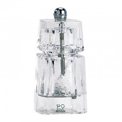 Peugeot Chaumont Acrylic Salt Mill, 11cm - Peugeot