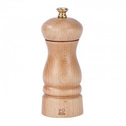Peugeot Clermont Natural Black Pepper Mill, 13 cm - Peugeot