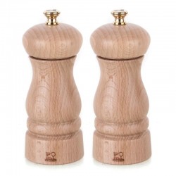Peugeot Clermont Natural, Salt and Pepper Mill, 2 pcs, 13 cm - Peugeot
