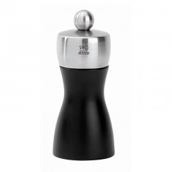 Peugeot Fidji Black Pepper Mill, 12 cm, Matte Black - Peugeot