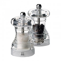 Peugeot Metz Acrylic Salt and Pepper Mill, 2 pcs, 10 cm - Peugeot