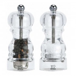 Peugeot Nancy Acrylic Salt and Pepper Mill, 2 pcs, 12 cm - Peugeot