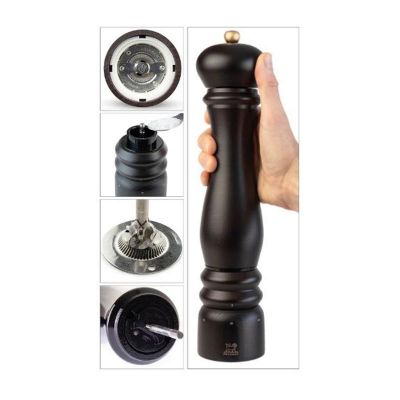 Peugeot Paris U-Select Pilli Tuz Değirmeni, 34 cm, Siyah - Peugeot