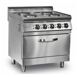 Pimak 6 Burner Rack, 1 Oven, 120x70x85 cm, Electric - Pimak