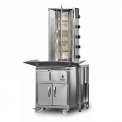 Pimak Arabalı Döner Makinesi, 4 Radyanlı, Doğalgazlı - Pimak