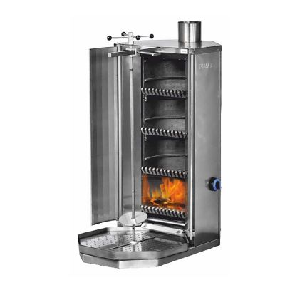 Pimak Döner Makinesi, 4 Gözlü, Kömürlü - 1