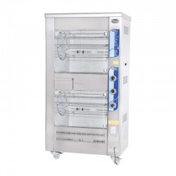 Pimak Drum Double Deck Chicken Turning Machine, 40 Chicken Capacity, LPG - Pimak