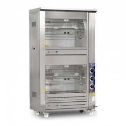 Pimak Drum Double Deck Chicken Turning Machine, 50 Chicken Capacity, Electric - Pimak