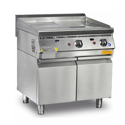 Pimak Düz Pleyt Izgara, 80 cm, Doğalgazlı - 1