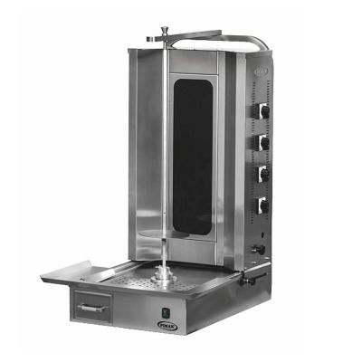 Pimak Üstten Motorlu Camlı Döner Makinesi, 4 Radyanlı, Elektrikli - 1