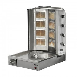 Pimak V Tipi Alttan Motorlu Döner Makinesi, 5+5 Radyanlı, Doğalgazlı - Pimak