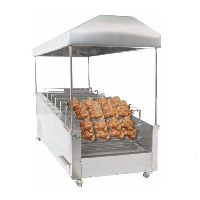 Pimak Yatay Tip Piliç Çevirme Makinesi, 40 Piliç Kapasiteli, Kömürlü - 1