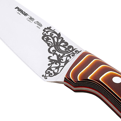 Pirge 32160 Elite Şef Bıçağı, 19 cm, Kahverengi - 4