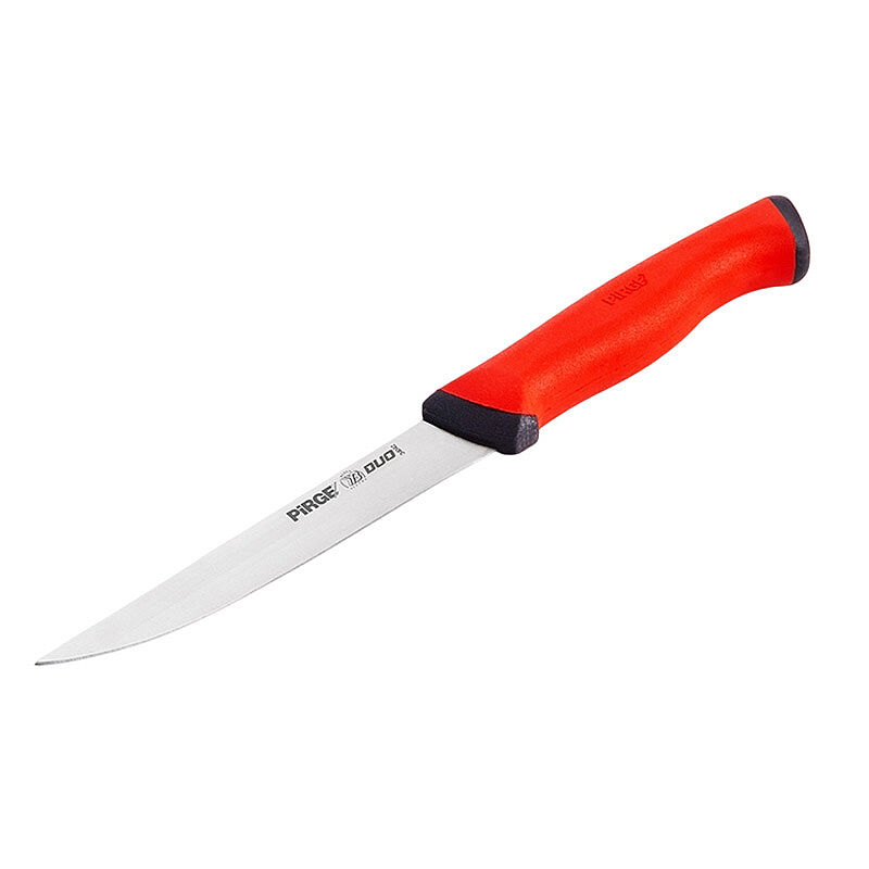 Pirge 34042 Sebze Kasap Bıçağı, 12 cm, Kırmızı - Pirge