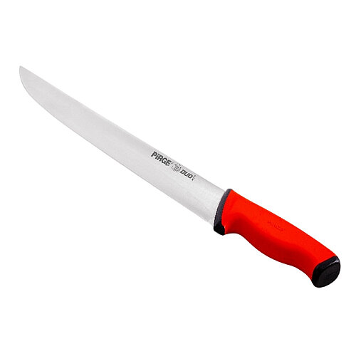 Pirge 34131 Duo Sivri Şarküteri Bıçağı, 35 cm, Kırmızı - Pirge