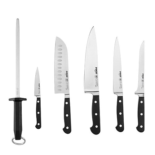 Pirge 35199 Classic Çantalı 6'lı Bıçak Seti - 2