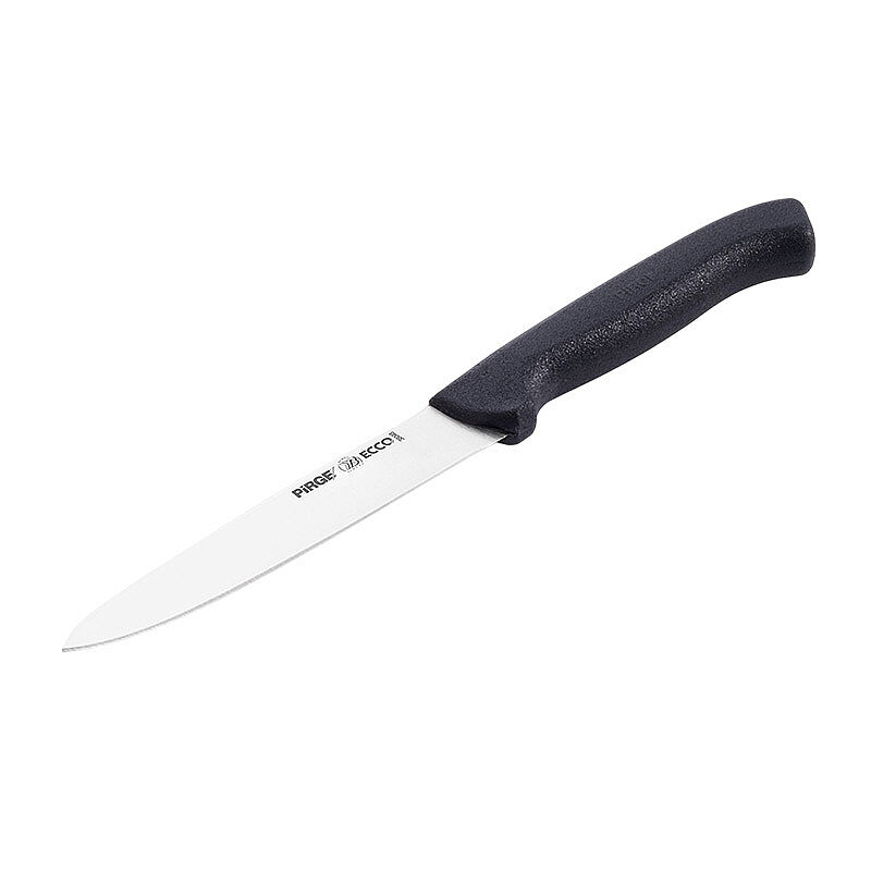 Pirge 38048 Ecco Sivri Sebze Bıçağı, 12 cm, Siyah - Pirge