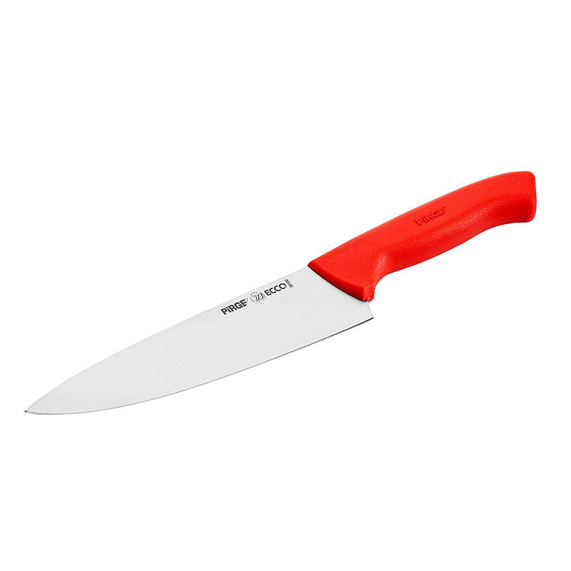Pirge 38160 Ecco Şef Bıçağı, 19 cm, Kırmızı - Pirge