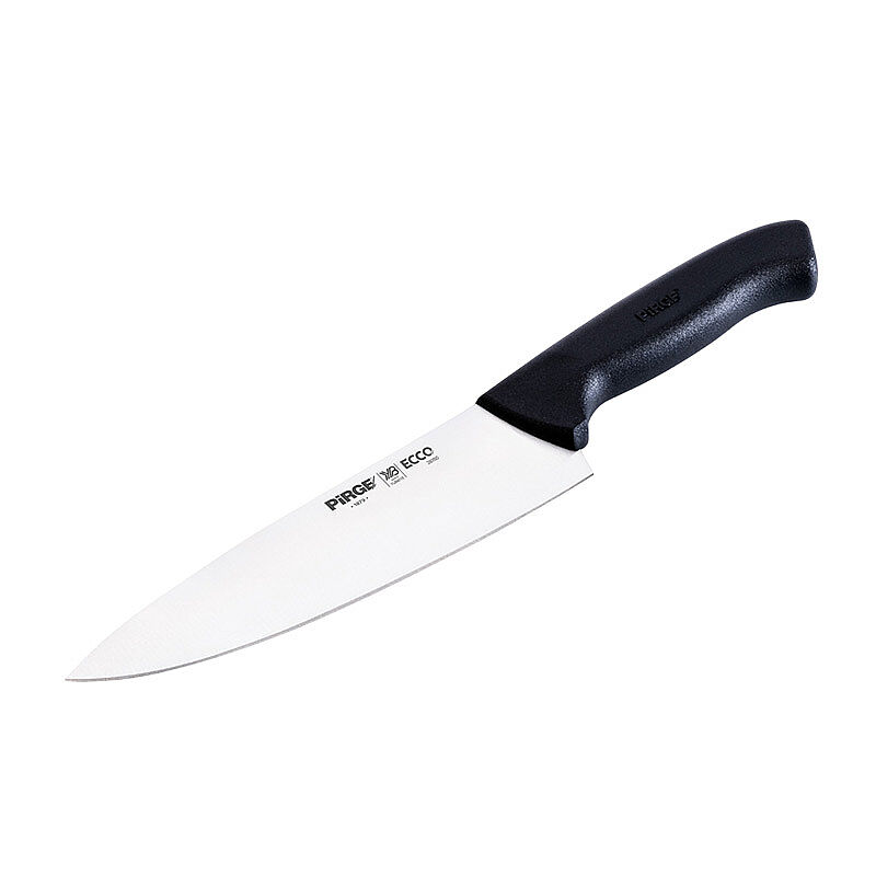 Pirge 38160 Ecco Şef Bıçağı, 19 cm, Siyah - Pirge
