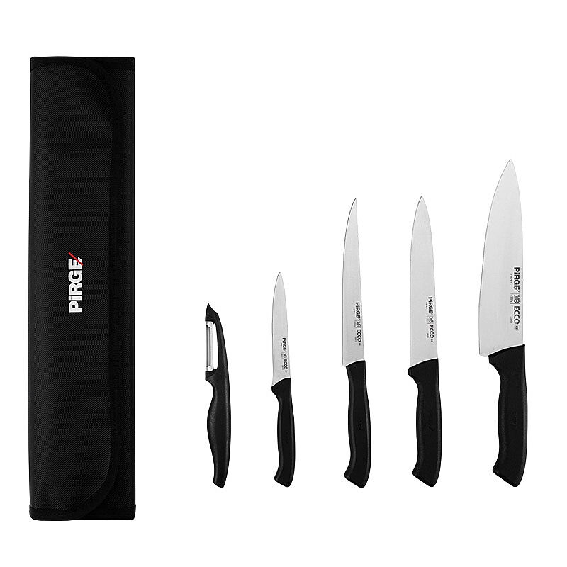 Pirge 38402 Çantalı 5'li Bıçak Seti - Pirge
