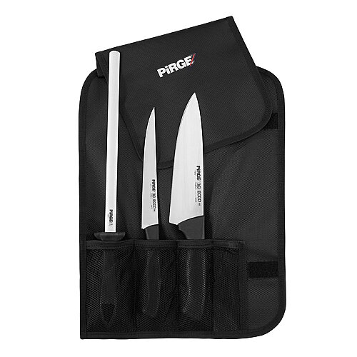 Pirge 38403 Çantalı 3'lü Bıçak Seti - 2