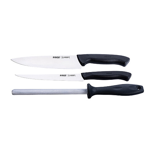 Pirge 38403 Çantalı 3'lü Bıçak Seti - 4