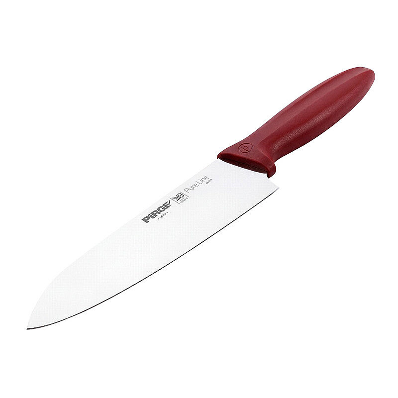 Pirge 46019 Pure Line Şef Bıçağı, 19 cm, Bordo - Pirge