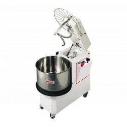 Pizza Group IR33-2V Spiral Dough Kneading Machine, 2 Speed, Removable Bowl, Removable Head, 25 Kg Capacity - Pizza Group