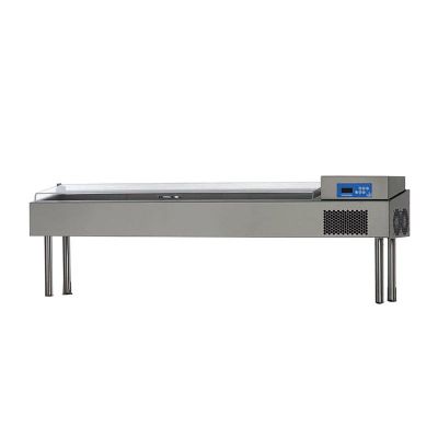 Öztiryakiler PZ72 E3 Pleksiglas Kapaklı Pizza Hazırlık Tablası - 1