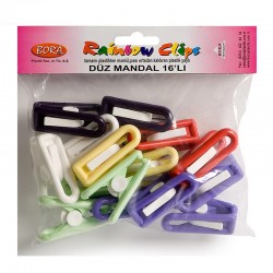 Bora Plastik Masa Mandalı, 16 Adet - Bora Plastik