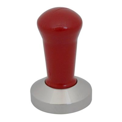 Cafemarkt Plastik Saplı Tamper, 58 mm, Kırmızı - Cafemarkt