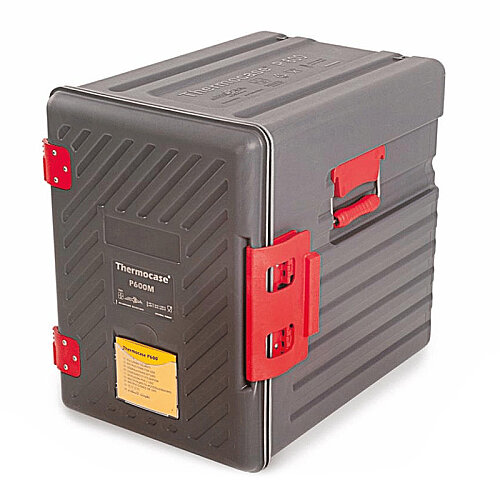 Plastport Thermobox 600 Menteşeli Kapak, 640x440x610 mm, Gri - Plastport