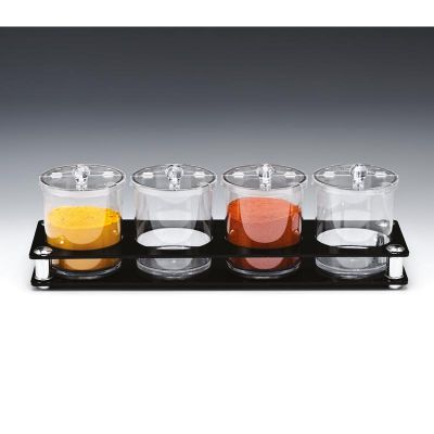 Zicco ZCP-526 Polikarbon Sosluk Reçellik Baharatlık Standı, 49x14x14 cm - 1