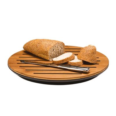 Zicco ZCP-610 Polikarbon Altlı Ekmek Kesme Tahtası, 42 cm, Siyah - 1