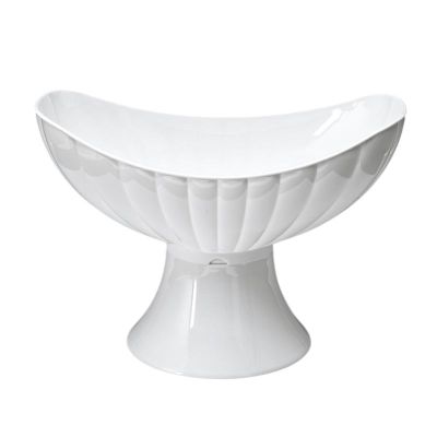 Zicco ZCP-476 Polikarbon Gondol Teşhir Kase, 42.5x25.5x29 cm, Beyaz - 1