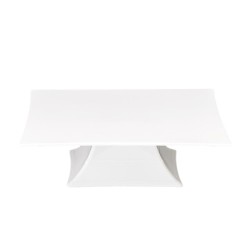 Zicco ZCP-629 Ayaklı Polikarbon Teşhir Standı, 35x35x10.5 cm, Beyaz - Zicco