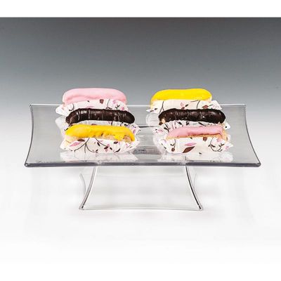 Zicco ZCP-626 Ayaklı Polikarbon Teşhir Standı, 20x20x7 cm, Şeffaf - 1