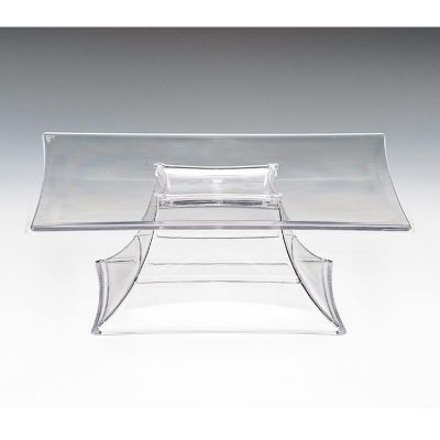 Zicco ZCP-628 Ayaklı Polikarbon Teşhir Standı, 30x30x10.5 cm, Şeffaf - 1