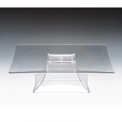Zicco ZCP-629 Ayaklı Polikarbon Teşhir Standı, 35x35x10.5 cm, Şeffaf - Zicco