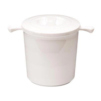 Zicco ZCP-338 Çift Cidarlı Polikarbon Buz Kovası, 15x15 cm, Beyaz - 1