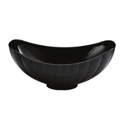 Zicco ZCP-472 Polikarbon Teşhir Kase, 42.5x25.5 cm, Siyah - 1