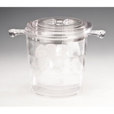 Zicco ZCP-338 Çift Cidarlı Polikarbon Buz Kovası, 15x15 cm, Şeffaf - 1