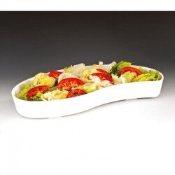 Zicco ZCP-299 Polikarbon Damla Teşhir Tabağı, 45x21x6.5 cm, Beyaz - Zicco