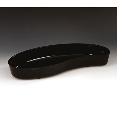 Zicco ZCP-299 Polikarbon Damla Teşhir Tabağı, 45x21x6.5 cm, Siyah - 1