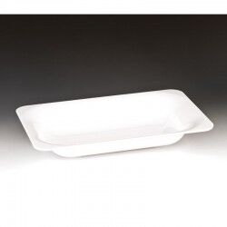 Zicco ZCP-298 Polikarbon Dikdörtgen Teşhir Tabağı, 40x26x6.5 cm, Beyaz - 2