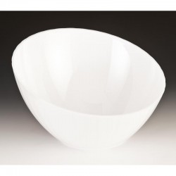 البولي سلطانية عرض منحنية (مشطوفة) أبيض 31,5x10-19 سم - Zicco