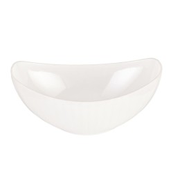 البولي سلطانية تقديم شكل سفينة أبيض 33x22,5x13 سم - Zicco