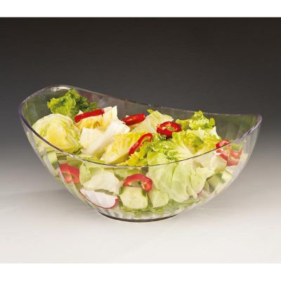 Zicco ZCP-301 Polikarbon Gondol Teşhir Kasesi, 3x22.5 cm, Şeffaf - 1